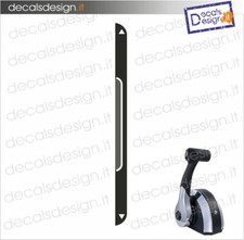 Adesivo manetta motore marino