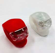 luci per bicicletta in silicone a  led  rosso e bianco per biciclette Led Kit