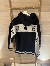 Supreme Gothic logo Zip Up Hoodie