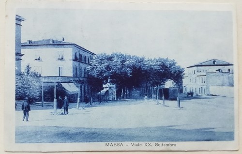Cartolina massa carrara viale - cartolina,