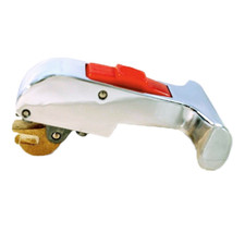 Maniglie per porte cromate a