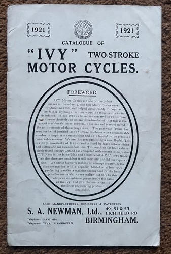 Ivy motor cycle jap twin - ,