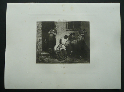 Gravure 1912 gustave - gustave, "les