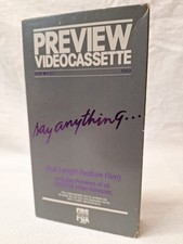 Say Anything Preview VideoCassette (Full Length Screener) Promo VHS