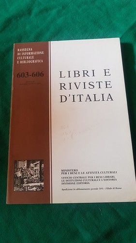 Libri riviste italia - riviste, d'italia