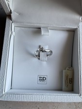 Anello Solitario oro bianco 18