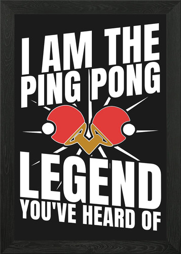 Ping pong legend poster - ping,