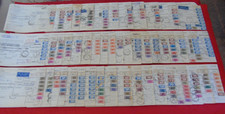 LOTTO RICEVUTE PACCHI POSTALI  ANNI 70