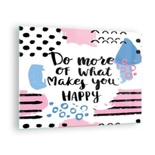 Quadro su Vetro 70x50cm Parole