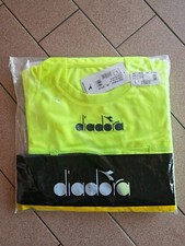 Maglia + Pantaloncino Arbitro Calcio Diadora AIA Fluo Yellow NUOVA taglia L