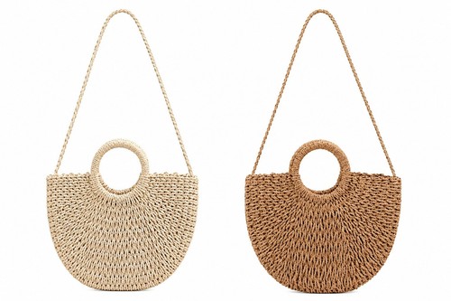 Women chic woven round - women,
