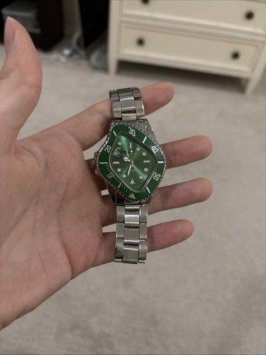 Orologio y2k verde fuso - y2k,