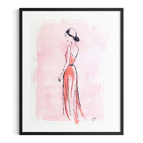 Quadro figura astratto