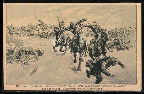 Cartolina metz esercito - cartolina,