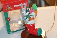 Looney Tunes Collection Vintage Bugs Bunny Merry Christmas Stocking Ornament