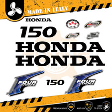 Decalcomania Adesivi Motore Fuoribordo Honda 150 cv Four Stroke - D