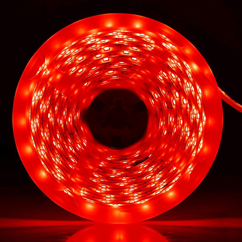 Striscia led rosso - 5m,, 12v