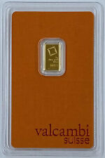 Lingotto Gold Bar Oro Puro 1 gr Grammo Grammi Blister Valcambi Certificato 24 KT