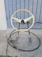 TIMONERIA GOMMONE BARCA VINTAGE ANNI 50  CON TIRANTI