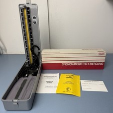 Sfigmomanometro a Mercurio Wimed con Scatola Originale Strumento medico Vintage