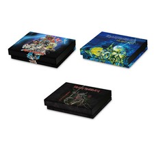 DECALCOMANIA PELLE VINILE ARTE GRAFICA IRON MAIDEN UFFICIALE PER CONSOLE XBOX ONE X