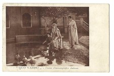 QUO VADIS? 1913 Cartolina Film Muto UCI 1925 Francobolli Rara STORIA