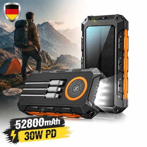 Solar power bank 52800mah - power,