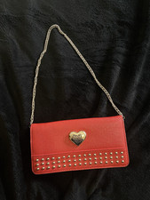 Portafoglio A Pochette Con Tracolla Love Moschino Originale 