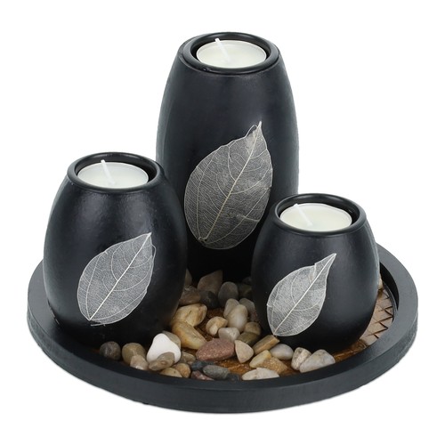 Portacandele set per candele - set,