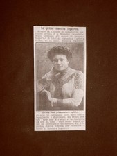Carlotta Huhn nel 1910 Prima maestra legatrice Germania