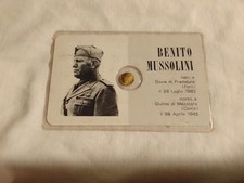 B. MUSSOLINI : PICCOLA MONETA