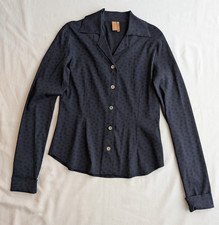 Romeo Gigli Vintage Navy Silk