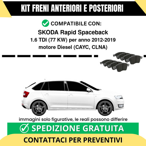 Pastiglie freno ant post - pastiglie,