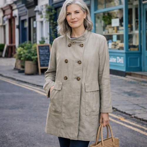 Joie trench misto lino uk - joie,