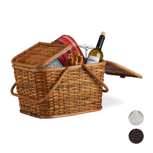 Relaxdays cestino picnic - relaxdays,