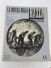 LA DIFESA DELLA RAZZA - ANNO