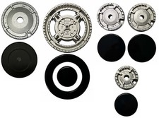 Kit 5 Bruciatori con Piattelli Spartifiamma NARDI 4 Fuochi + Tripla Corona SABAF