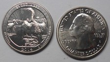 USA 1/4 Dollar 2014 S  Florida Everglades National Park- UNC