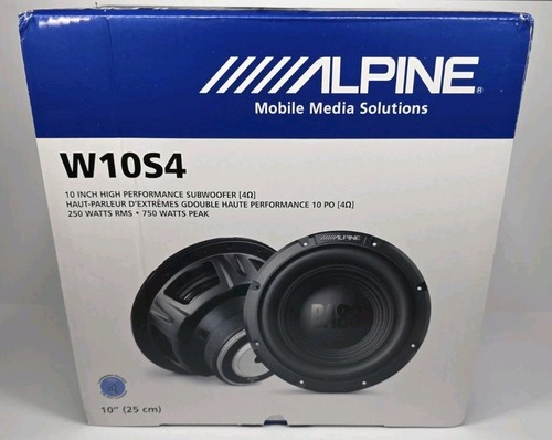 Alpine w10s4 high - alpine, 10"
