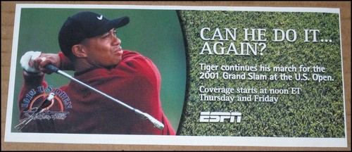 2001 tiger woods open - woods, u.s.