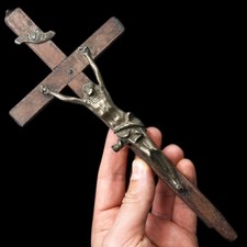 ANTICO CROCIFISSO PUNTALE 1700