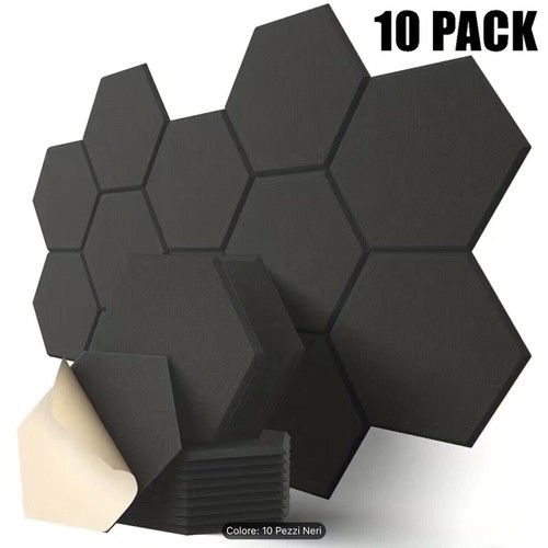 10pz pannelli fonoassorbenti - 10pz,