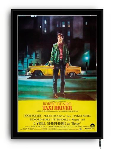 Taxi driver light movie - light, up