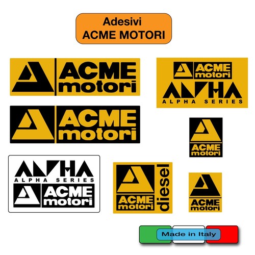 Adesivo ricambio acme motori - adesivo,
