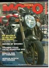 MOTO TECNICA 1/2002 TRIUMPH TT 600-BIMOTA 500-SACHS ROADSTER 800-APRILIA DITECH