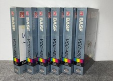 6 videocassette vuote BASF
