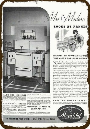 1936 magic chef 1400 - forno, a