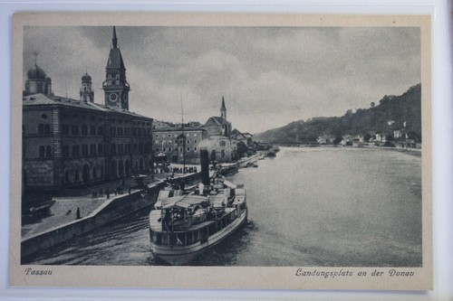 Cartolina passau sbarco sul - cartolina,