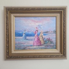 MARIE CHARLOT DIPINTO OLIO