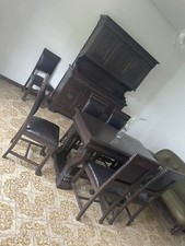 Bellissimo Salotto Antico! Mobile, Tavolo e 6 Sedie